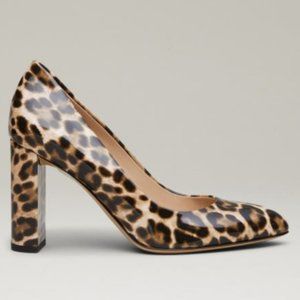 M.GEMI LUSTRO CHEETAH PATENT LEATHER
